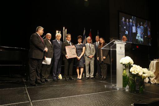 At the Canadian Society for Yad Vashem's True Heroes Tribute Gala II on 30 October, which was attended by close to 1,000 guests and raised more than $2.5 million, Nicolas Sarkozy, President of the French Republic 2007-2012, gave the keynote address